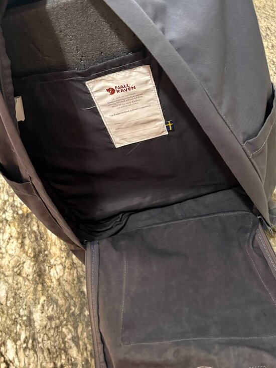 Fjallraven Kanken 17in Laptop Backpack Gray main image 4